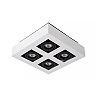 XIRAX GU10 ceiling spotlight 4x5W 2200-3000K, white (Lucide)