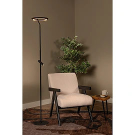 LED stāvlampa CELESTE Ø 28 cm, 24 W, 1112 lm, 2700 K, melna (Lucide)