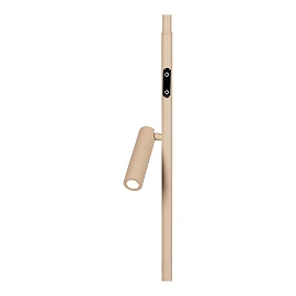 LED stāvlampa CELESTE Ø 28 cm, 24 W, 1112 lm, 2700 K, taupe (Lucide)