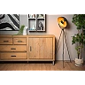 Floor lamp ALVARO 66.5 × 34.5 × 148 cm, 1×E27, black/gold (Lucide)