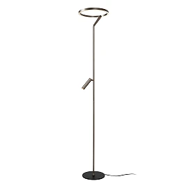 APPLAUSE — Floor lamp Ø33, LED Dim CCT, Grey iron (Lucide)