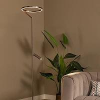 APPLAUSE — Floor lamp Ø33, LED Dim CCT, Grey iron (Lucide)