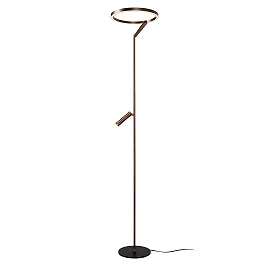 APPLAUSE — Floor lamp Ø33, LED Dim CCT, Coffee (Lucide)