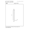 FOLD — Floor lamp Ø20 cm, 3xE27, White (Lucide)