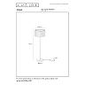 FOLD — Floor lamp Ø45 cm, 1xE27, White (Lucide)