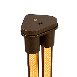 JANDERIN floor lamp 2x17W champagne (Lucide)