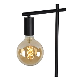 Floor lamp "LEANNE", 1x E27, black metal - 21721-01-30 (Lucide)