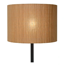 Floor lamp "MAGIUS", 1xE27, light wood - rattan - 03729-81-30 (Lucide)