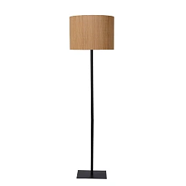 Floor lamp "MAGIUS", 1xE27, light wood - rattan - 03729-81-30 (Lucide)