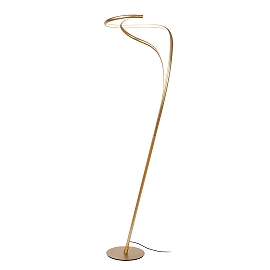 SARDANA — Floor lamp, Ø44 cm, 28W LED 2700K, Matt Gold (Lucide)