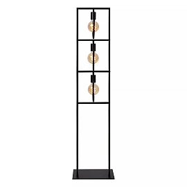 SUUS Floor Lamp - 3xE27 - Black - 145 cm (Lucide)