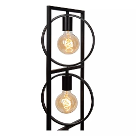 SUUS Floor Lamp - 3xE27 - Black - 145 cm (Lucide)