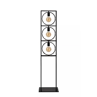 SUUS Floor Lamp - 3xE27 - Black - 145 cm (Lucide)