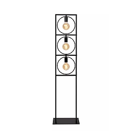 SUUS Floor Lamp - 3xE27 - Black - 145 cm (Lucide)