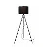 Floor lamp "TAGALOG", Ø 55 cm, 1xE27, bamboo, black - 21729-81-30 (Lucide)