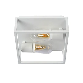 Flush ceiling light bathroom "CARLYN", 2 x E14 max. 6W, black- aluminum - 27100-02-30 (Lucide)