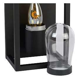 Wall light bathroom "CARLYN", 1x E14, aluminum - 27200-01-30 (Lucide)