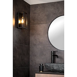 Wall light bathroom "CARLYN", 1x E14, aluminum - 27200-01-30 (Lucide)