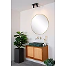 TAYLOR bathroom ceiling spotlight 2xGU10, IP44, Black (Lucide)