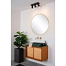 TAYLOR bathroom ceiling spotlight 3xGU10, IP44, Black (Lucide)