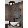 TAYLOR bathroom ceiling spotlight 4xGU10, IP44, Black (Lucide)