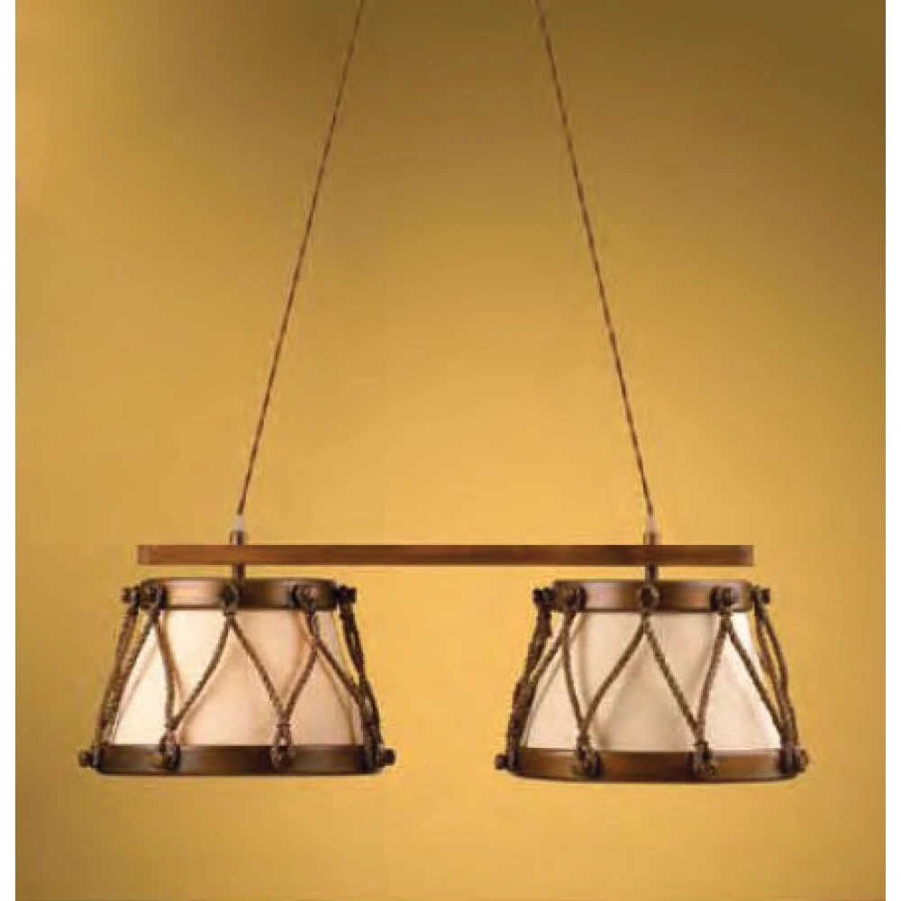 Pendant lamp "Tambor" 2x E27, Lustrarte - 528/2