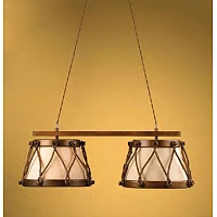 Pendant lamp "Tambor" 2x E27, Lustrarte - 528/2