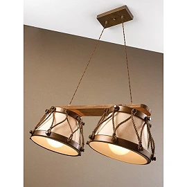 Pendant lamp "Tambor" 2x E27, Lustrarte - 528/2