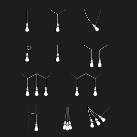 Pendant Vintage 1906 PenduLum, 1 x E27 max. 60W, black/gold - OSRAM