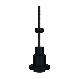 Pendant Vintage 1906 PenduLum, 1 x E27 max. 60W, black/gold - OSRAM