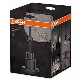 Pendant Vintage 1906 PenduLum, 1 x E27 max. 60W, black/gold - OSRAM