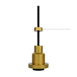 Pendant Vintage 1906 PenduLum, 1 x E27 max. 60W, black/gold - OSRAM