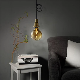Pendant Vintage 1906 PenduLum, 1 x E27 max. 60W, black/gold - OSRAM