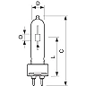 PHILIPS MASTERColour metalhalide, 70W, G12, CDM-T, 830, 8711500196996
