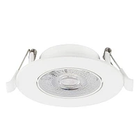 Apaļš iebūvējamais LED gaismeklis 3/5/7W 3CCT 560 lm balts (Optonica 13201)