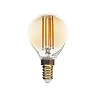 G45 filament LED bulb E14 4W 400lm 2500K golden glass (Optonica 1492)