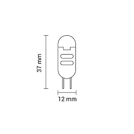 G4 LED spuldze 2W, 12V, 170lm, 2800K (Optonica 1617)