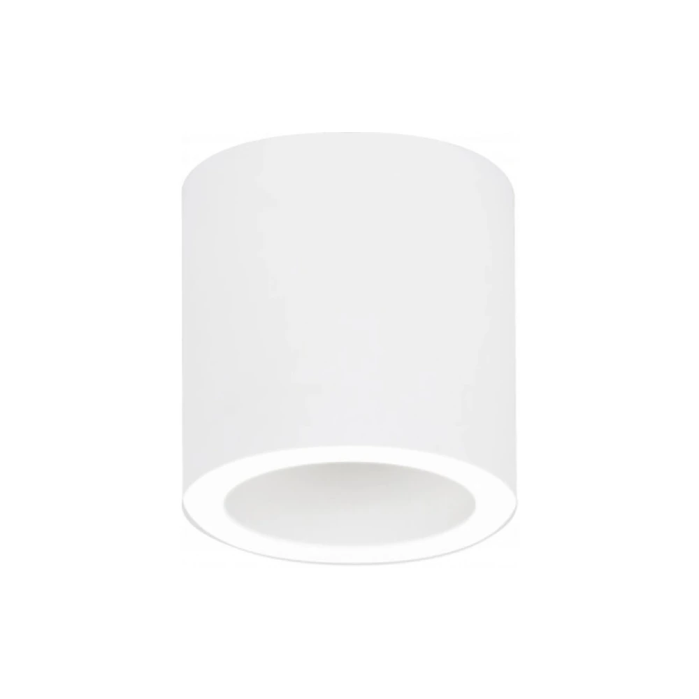 Surface ceiling light round gypsum, GU10 max 10W (Optonica)