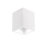 Ceiling surface light, white, 1x GU10, Optionica, 2074