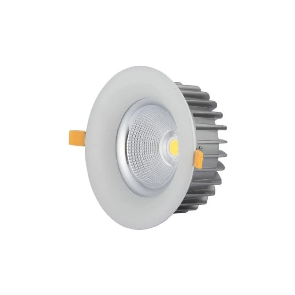 LED recessed COB downlight 40W, 6000K, Ø195mm (OPTONICA)