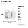 LED cabinet light with PIR sensor 0.5W 40lm 3000K white (Optonica 236)