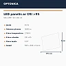 LED panel 60×60 cm 45W 3600lm 2700K CRI>95 (Optonica 2399)