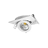 Adjustable recessed LED COB downlight 12W 2700K white (OPTONICA 3256)