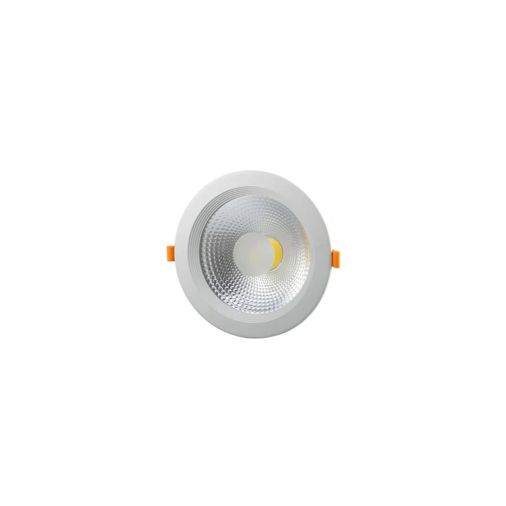 COB LED recessed downlight, Ø195 mm, 20W, 1600lm, 2700K, 145° (Optonica)