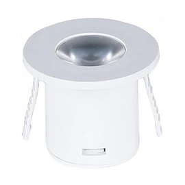 Round recessed LED furniture light 1W 3000K 60 lm white (Optonica 3297)