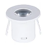 Round recessed LED furniture light 1W 3000K 60 lm white (Optonica 3297)