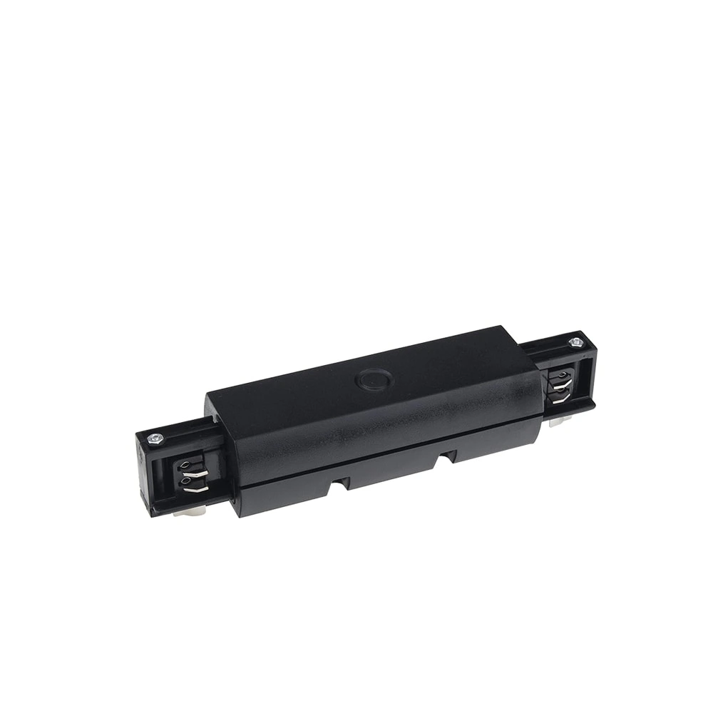 Straight connector for 3-phase track 5014 black (Optonica)
