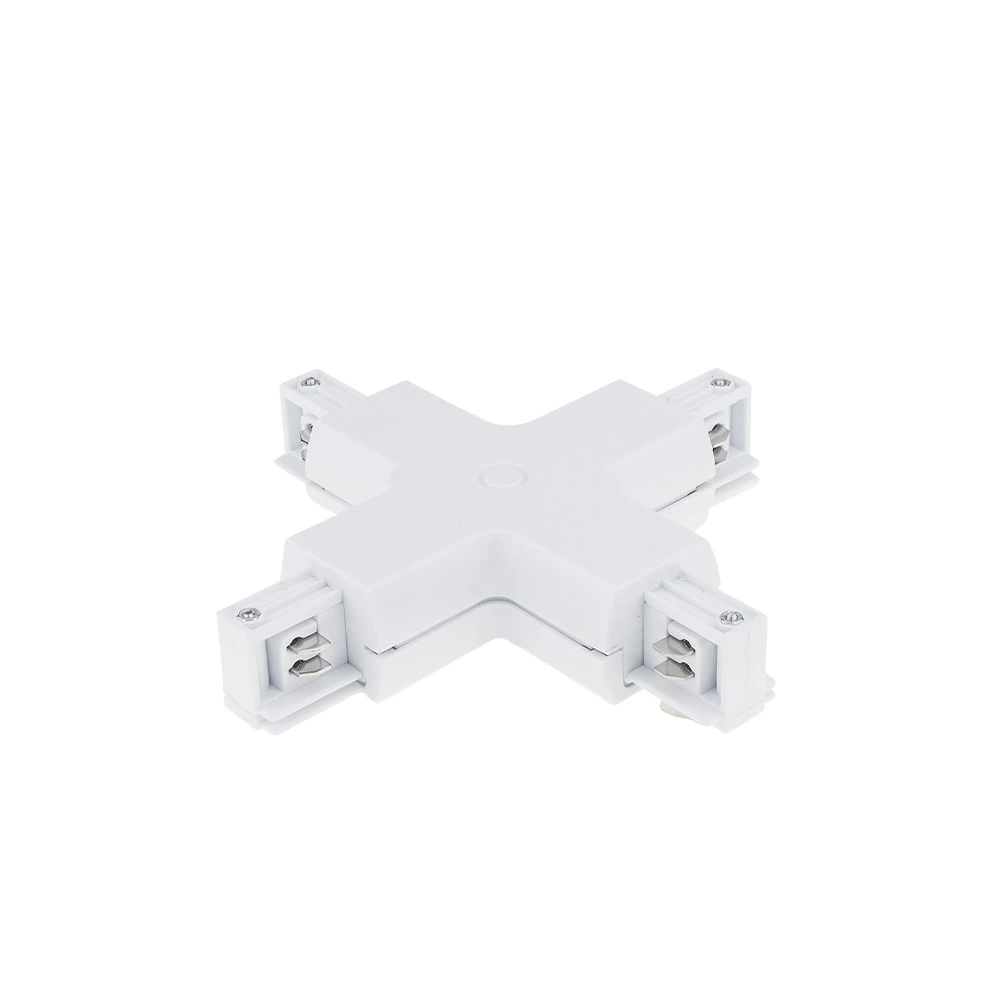X connector for 3-phase track 5021 white (Optonica)