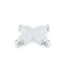 X connector for 3-phase track 5021 white (Optonica)
