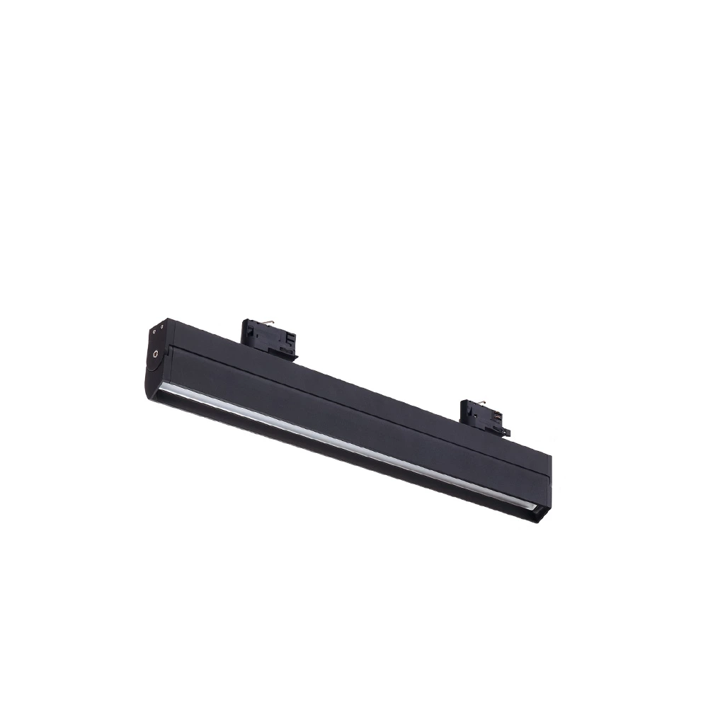 Linear 3-phase LED track light 30 W 4000K black (Optonica)